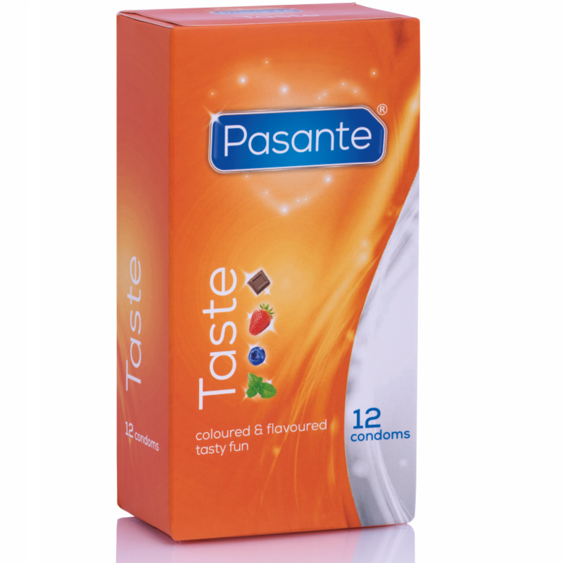 PASANTE - CONDOMS FLAVORS 12 UNITS - NOCTURNA DESIRES