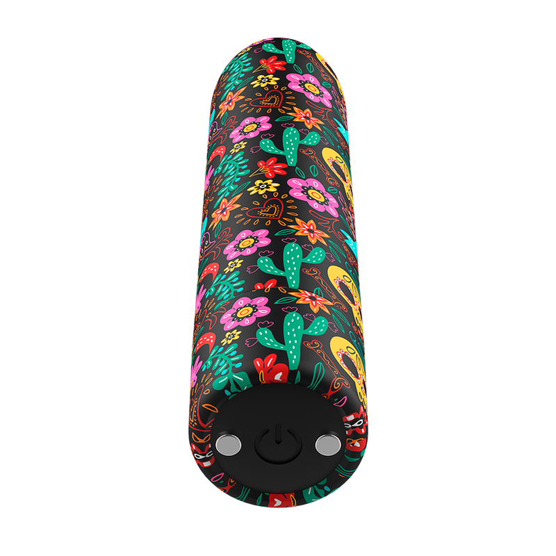 CUSTOM BULLETS - RECHARGEABLE SKULL MAGNETIC BULLET 10 INTENSITIES - NOCTURNA DESIRES