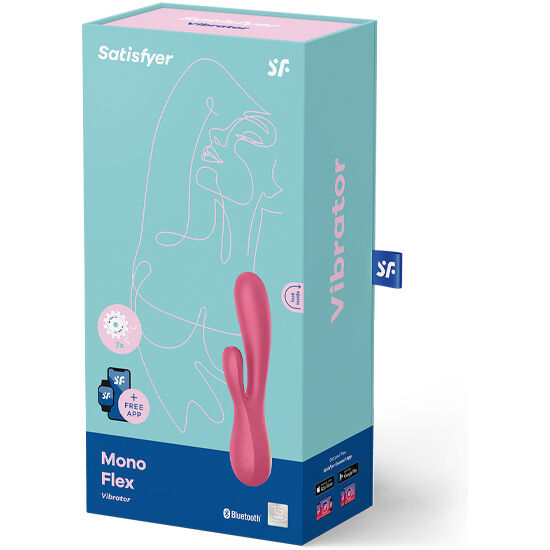 SATISFYER - MONO FLEX RED WITH APP - NOCTURNA DESIRES