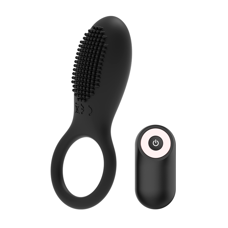 COQUETTE CHIC DESIRE - COCK RING REMOTE CONTROL RECHARGEABLE BLACK/ GOLD - NOCTURNA DESIRES