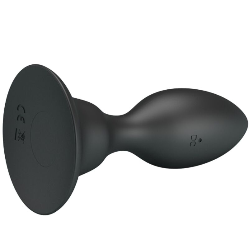 MR PLAY - ANAL PLUG WITH VIBRATION BLACK REMOTE CONTROL - NOCTURNA DESIRES