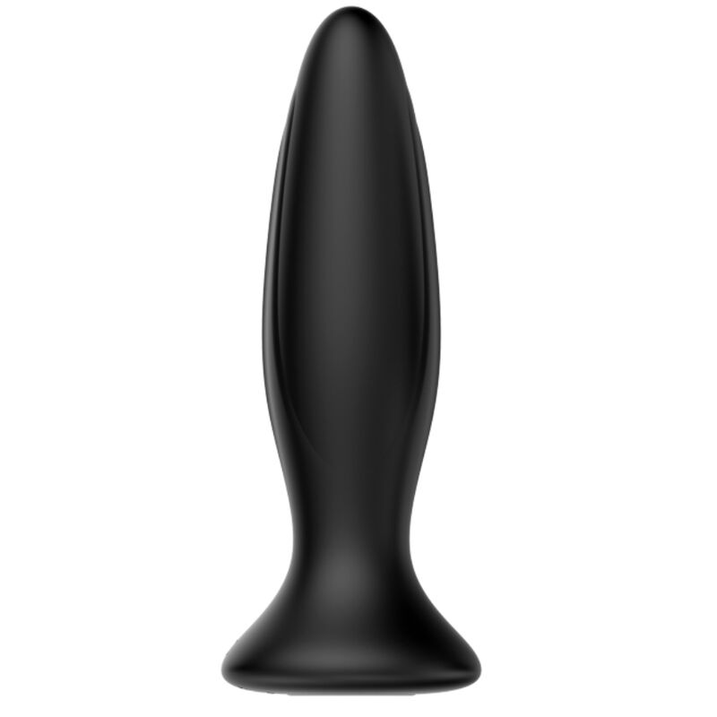 MR PLAY - RECHARGEABLE BLACK VIBRATOR ANAL PLUG - NOCTURNA DESIRES