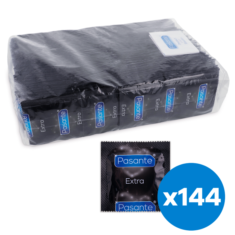 PASANTE - CONDOMS EXTRA 144 UNITS - NOCTURNA DESIRES