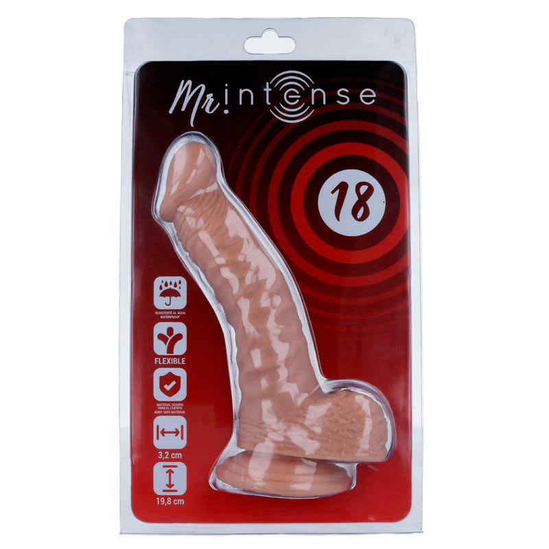 MR INTENSE - 18 REALISTIC COCK 19.8 CM -O- 3.2 CM MR. INTENSE  NOCTURNA DESIRES