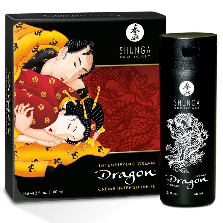SHUNGA - DRAGON ERECTION ENHANCING CREAM SHUNGA APHRODISIACS  NOCTURNA DESIRES
