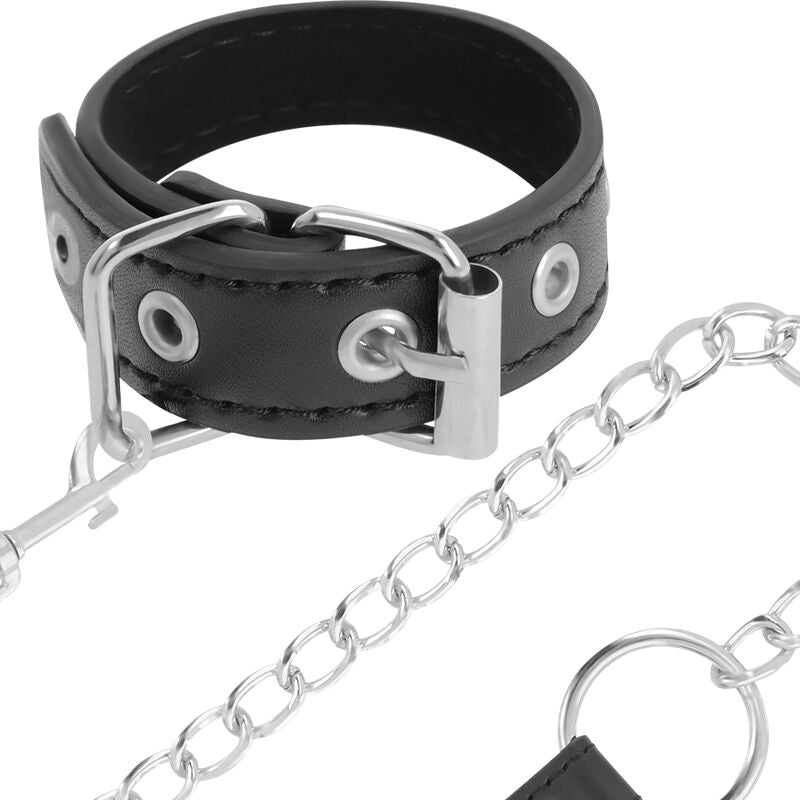 DARKNESS - PENIS RING WITH STRAP - NOCTURNA DESIRES