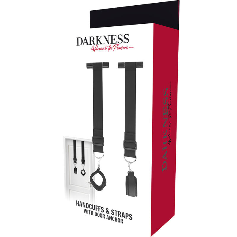 DARKNESS - BONDAGE DOOR HANDCUFFS - NOCTURNA DESIRES