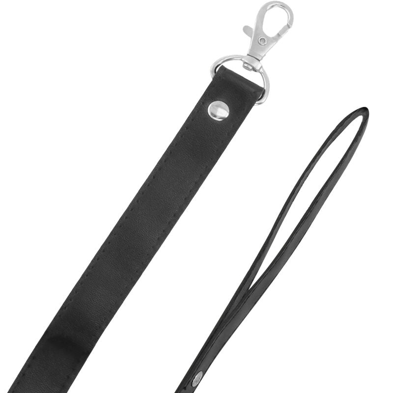 DARKNESS - BDSM COLLAR WITH BLACK LOCK - NOCTURNA DESIRES