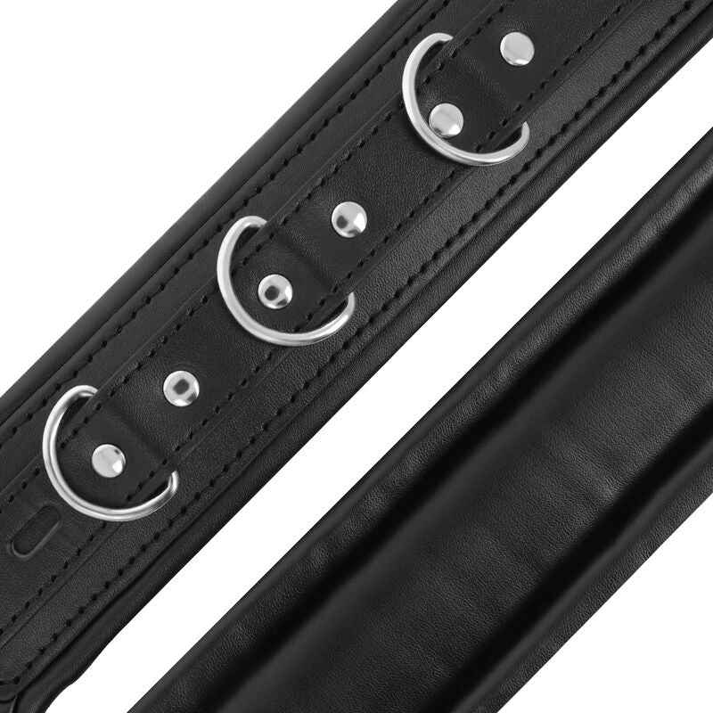 DARKNESS - PADDED BDSM HANDCUFFS - NOCTURNA DESIRES
