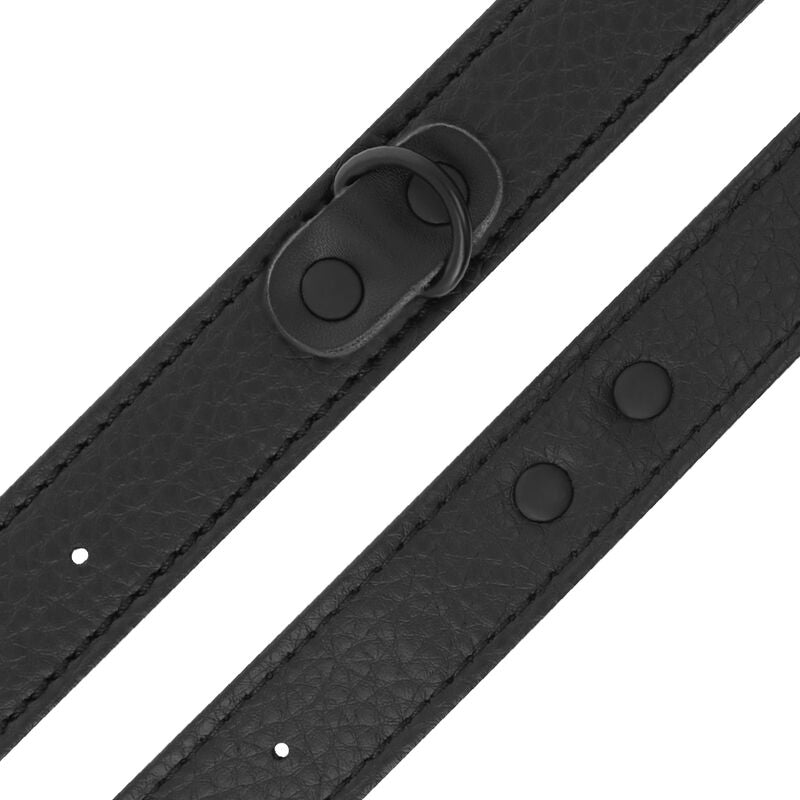DARKNESS - WIDE THIN TEXTURED HANDCUFFS - NOCTURNA DESIRES