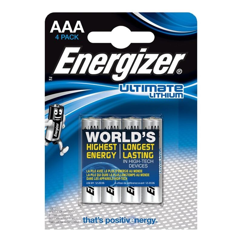 ENERGIZER - ULTIMATE LITHIUM AAA L92 LR03 1,5V *4 - NOCTURNA DESIRES