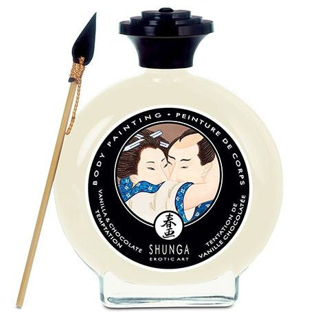 SHUNGA - VANILLA AND CHOCOLATE BODY PAINT SHUNGA MASSAGE CREAM  NOCTURNA DESIRES