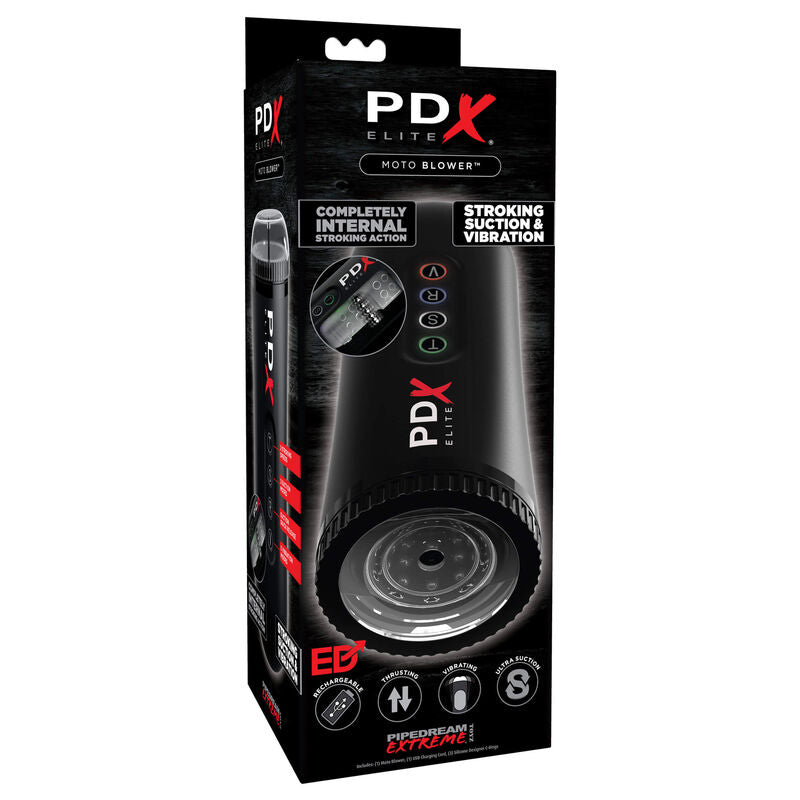 PDX ELITE - MOTO BLOWER ADVANCED MASTURBATOR - NOCTURNA DESIRES