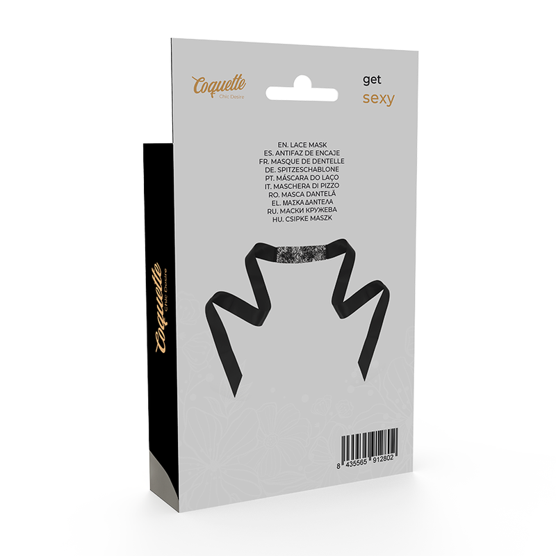 COQUETTE CHIC DESIRE - LACE MASK BLACK - NOCTURNA DESIRES