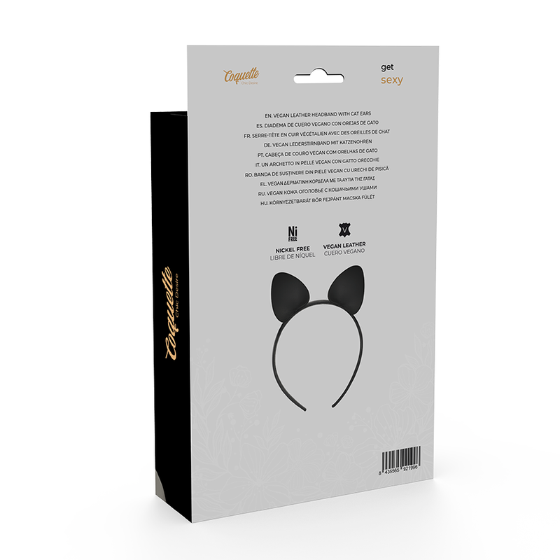 COQUETTE CHIC DESIRE - HEADBAND WITH CAT EARS - NOCTURNA DESIRES