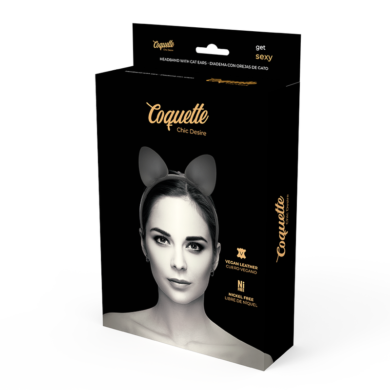 COQUETTE CHIC DESIRE - HEADBAND WITH CAT EARS - NOCTURNA DESIRES