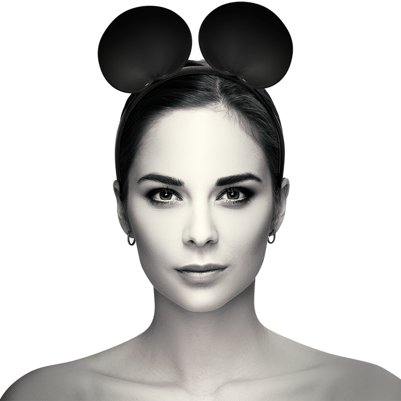 COQUETTE CHIC DESIRE - HEADBAND WITH MOUSE EARS - NOCTURNA DESIRES