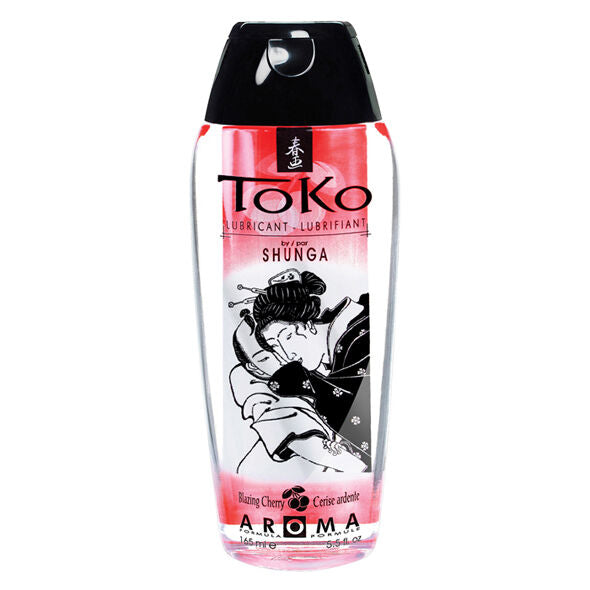 SHUNGA - TOKO BURNING CHERRY LUBRICANT AROMA SHUNGA LUBRICANTS  NOCTURNA DESIRES