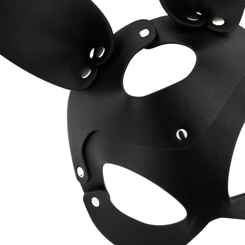 COQUETTE CHIC DESIRE - VEGAN LEATHER MASK WITH BUNNY EARS - NOCTURNA DESIRES