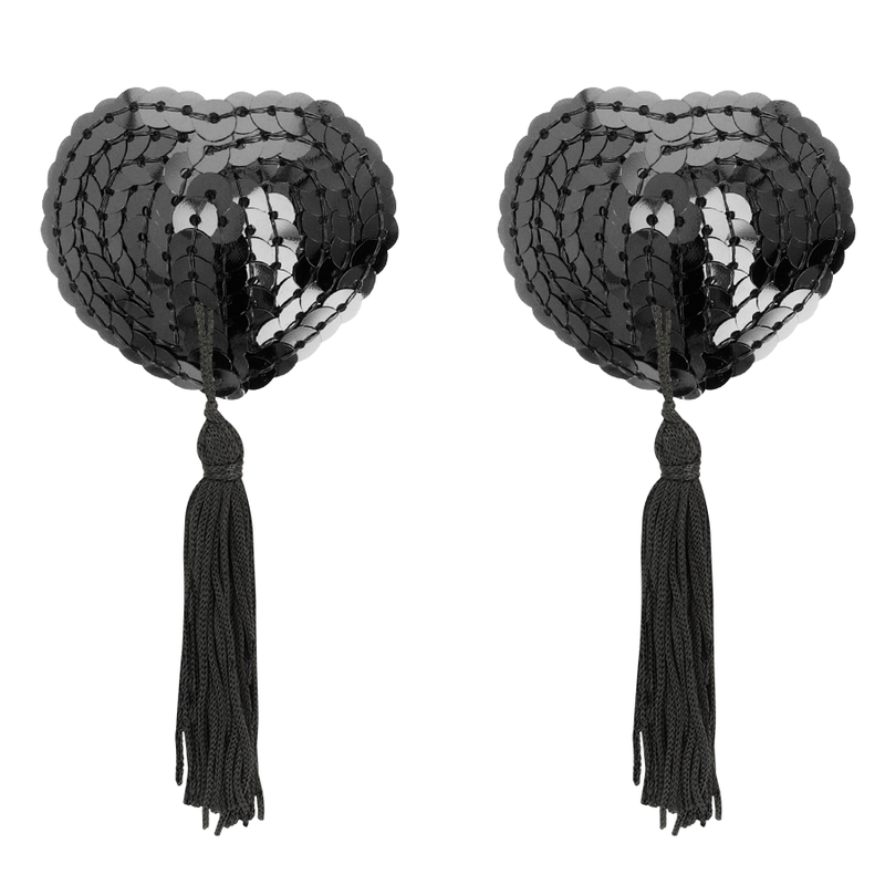 COQUETTE CHIC DESIRE - NIPPLE COVERS BLACK - NOCTURNA DESIRES