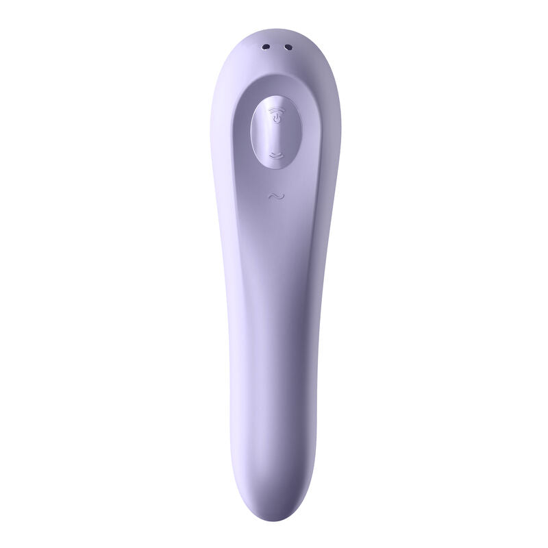 SATISFYER - DUAL PLEASURE AIR PULSE VIBRATOR MAUVE - NOCTURNA DESIRES