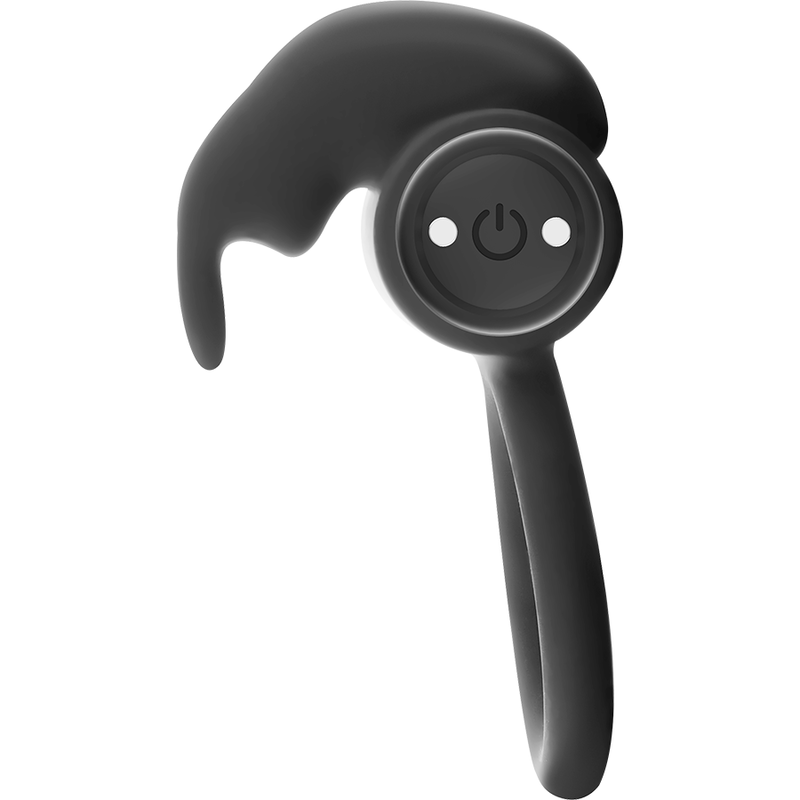 BLACK&SILVER - BURTON RING 10 VIBRATION MODES BLACK - NOCTURNA DESIRES