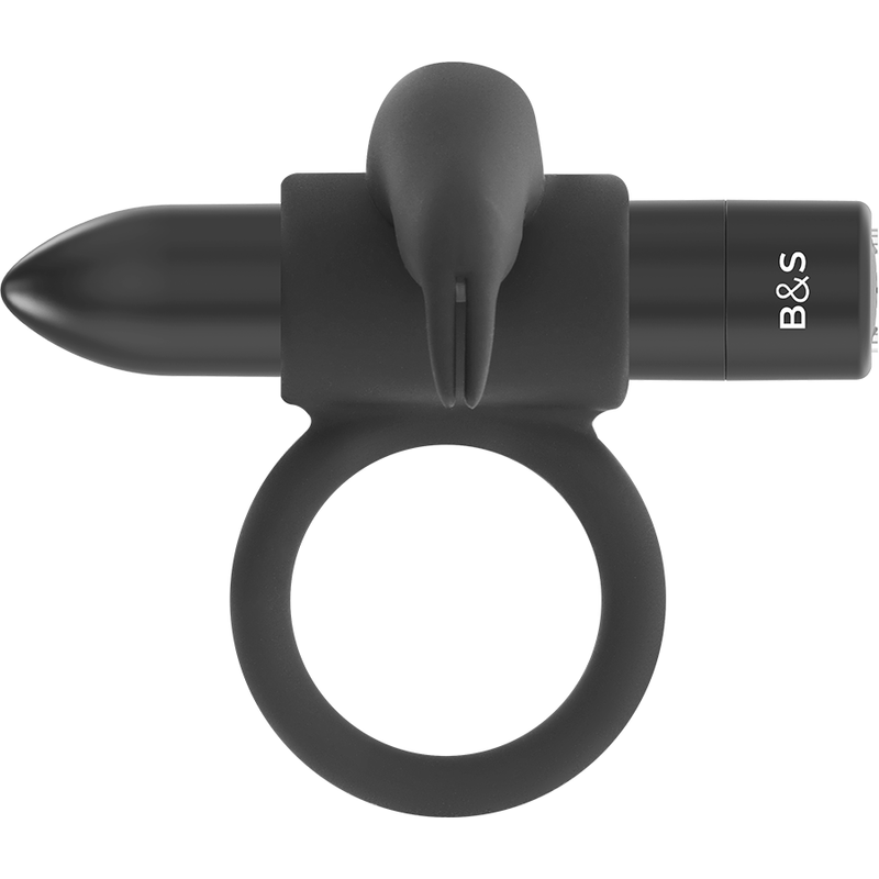 BLACK&SILVER - BURTON RING 10 VIBRATION MODES BLACK - NOCTURNA DESIRES