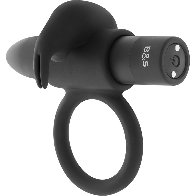 BLACK&SILVER - BURTON RING 10 VIBRATION MODES BLACK - NOCTURNA DESIRES