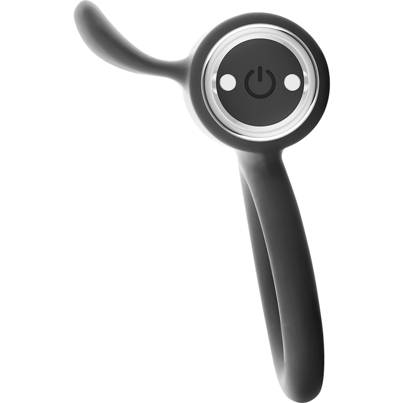 BLACK&SILVER - CAMERON RECHARGEABLE RING SILVER - NOCTURNA DESIRES