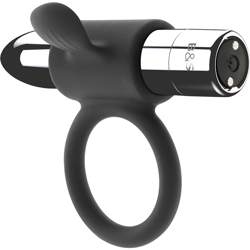 BLACK&SILVER - CAMERON RECHARGEABLE RING SILVER - NOCTURNA DESIRES