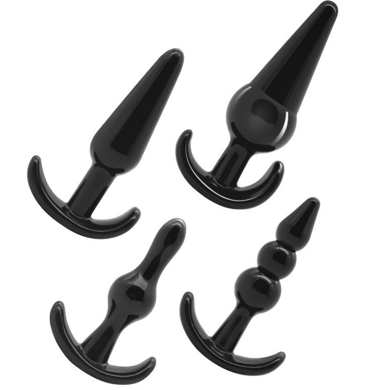 ADDICTED TOYS - SET 4 ANAL PLUGS - NOCTURNA DESIRES