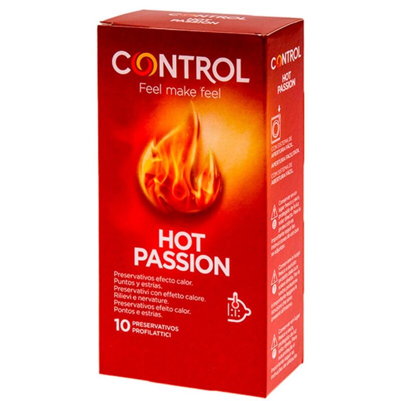 CONTROL - HOT PASSION WARMING EFFECT 10 UNITS - NOCTURNA DESIRES