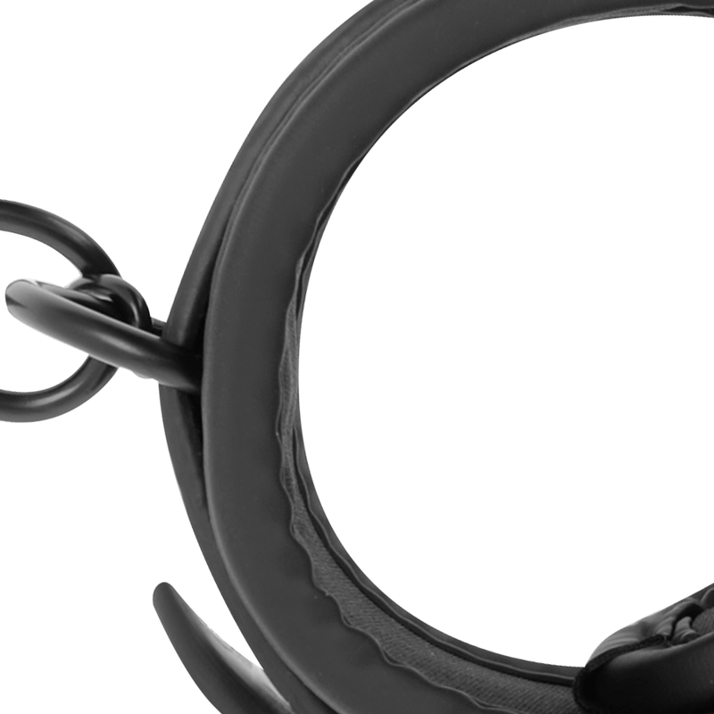 FETISH SUBMISSIVE - OPEN LEGS POSITION WITH NOPRENE LINING HANDCUFFS FETISH SUBMISSIVE BONDAGE  NOCTURNA DESIRES