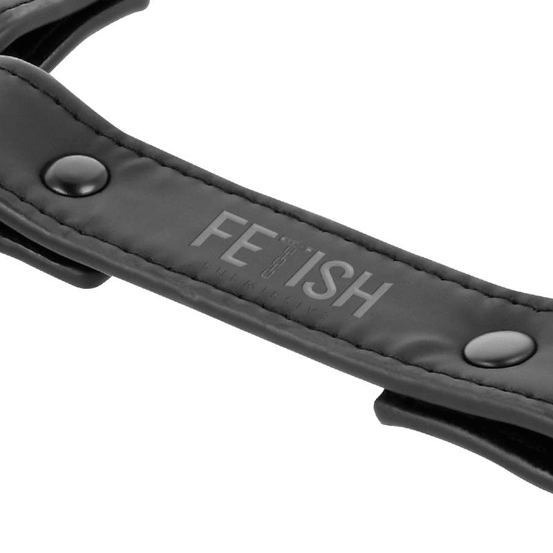 FETISH SUBMISSIVE - VEGAN LEATHER HANDCUFF UNION FETISH SUBMISSIVE BONDAGE  NOCTURNA DESIRES