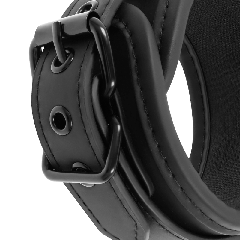 FETISH SUBMISSIVE - NOPRENE LINING HANDCUFFS WITH HANDLE FETISH SUBMISSIVE BONDAGE  NOCTURNA DESIRES