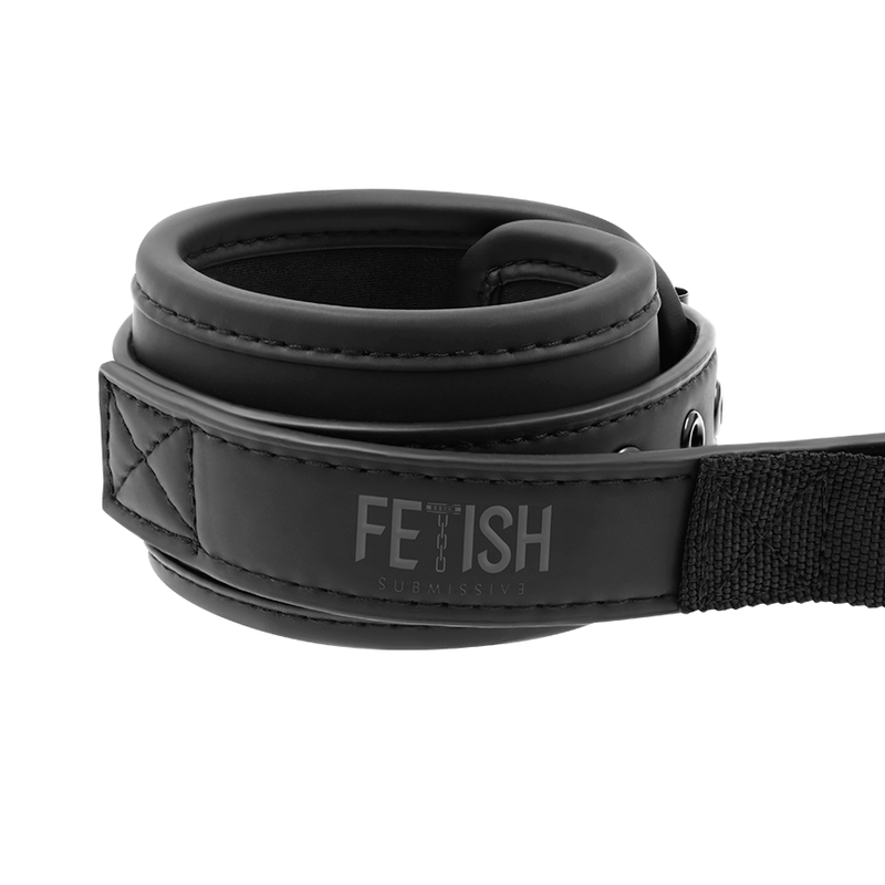 FETISH SUBMISSIVE - NOPRENE LINING HANDCUFFS WITH HANDLE FETISH SUBMISSIVE BONDAGE  NOCTURNA DESIRES
