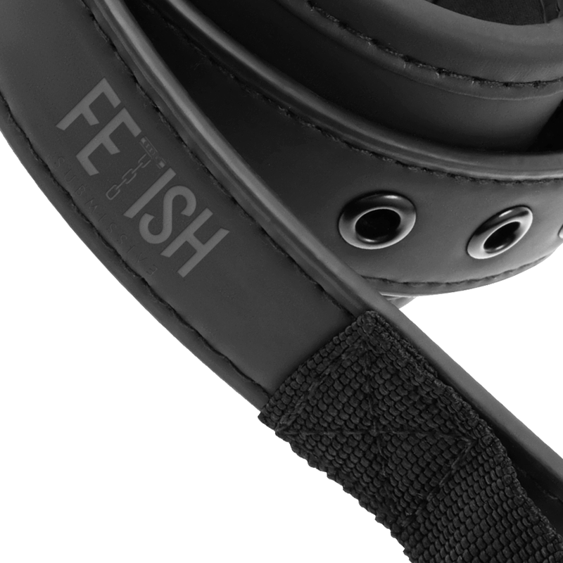 FETISH SUBMISSIVE - NOPRENE LINING HANDCUFFS WITH HANDLE FETISH SUBMISSIVE BONDAGE  NOCTURNA DESIRES