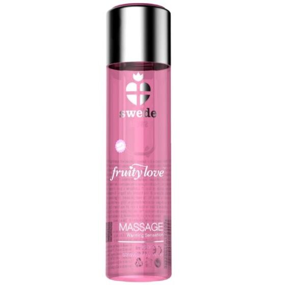 SWEDE - FRUITY LOVE HEAT EFFECT OIL STRAWBERRIES WITH CHAMPAGNE 60 ML - NOCTURNA DESIRES