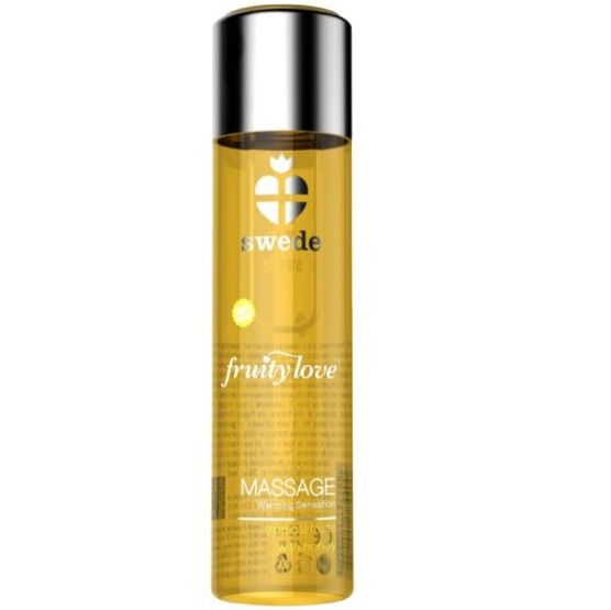 SWEDE - FRUITY LOVE WARMING EFFECT MASSAGE OIL TROPICAL FRUITY WITH HONEY 60 ML - NOCTURNA DESIRES