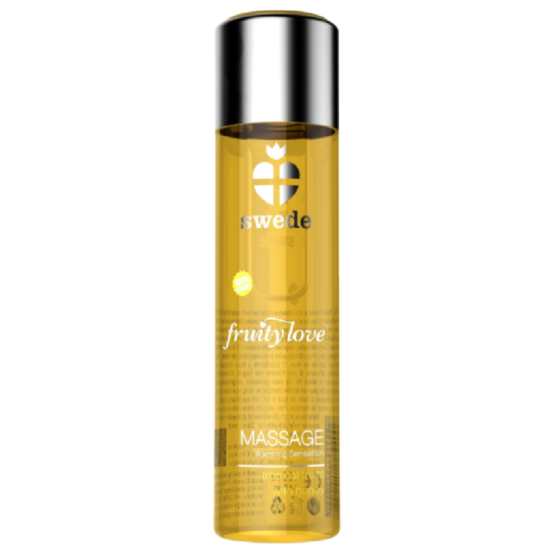 SWEDE - FRUITY LOVE WARMING EFFECT MASSAGE OIL TROPICAL FRUITY WITH HONEY 120 ML. - NOCTURNA DESIRES