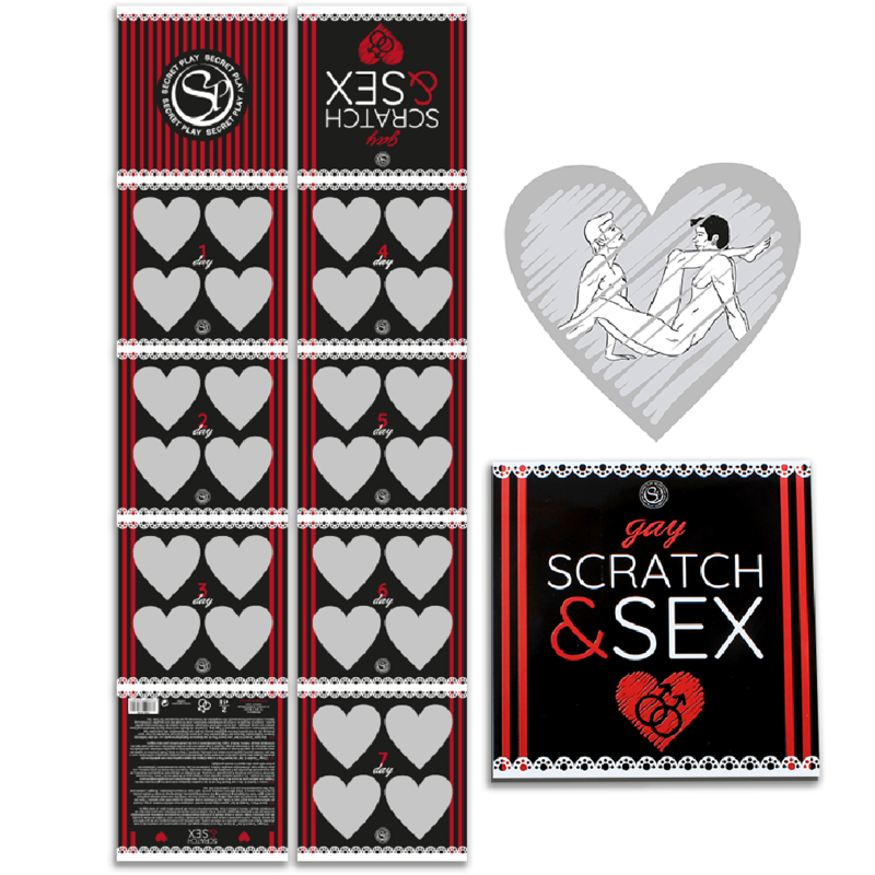 SECRETPLAY - SCRATCH & SEX GAY COUPLES GAME (ES/EN/FR/PT/DE) - NOCTURNA DESIRES