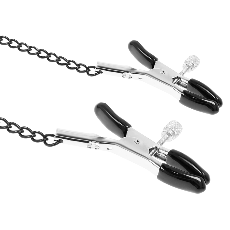 FETISH SUBMISSIVE - GAG RING WITH NIPPLE CLAMPS FETISH SUBMISSIVE BONDAGE  NOCTURNA DESIRES