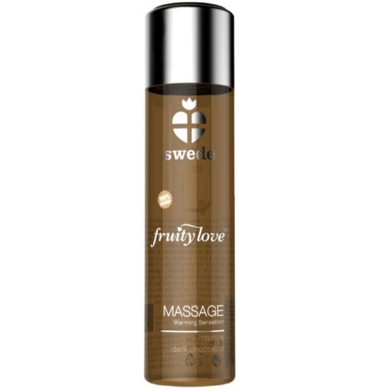 SWEDE - FRUITY LOVE WARMING EFFECT MASSAGE OIL INTENSE DARK CHOCOLATE 60 ML - NOCTURNA DESIRES