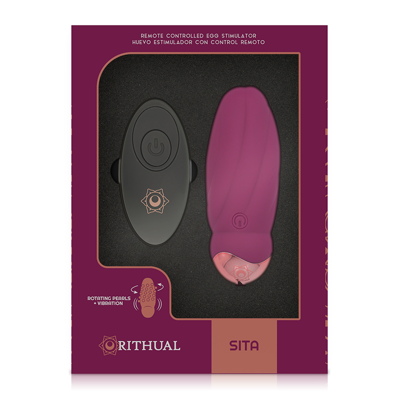 RITHUAL - SITA EGG REMOTE CONTROL BEAD ROTATION + VIBRATION - NOCTURNA DESIRES