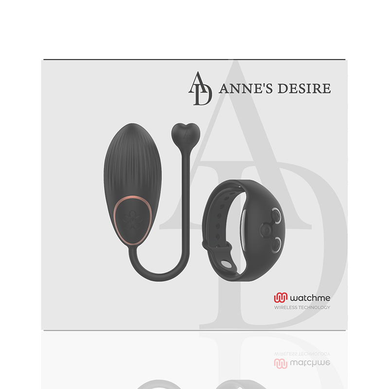 ANNE'S DESIRE - EGG REMOTE CONTROL TECHNOLOGY WATCHME BLACK - NOCTURNA DESIRES