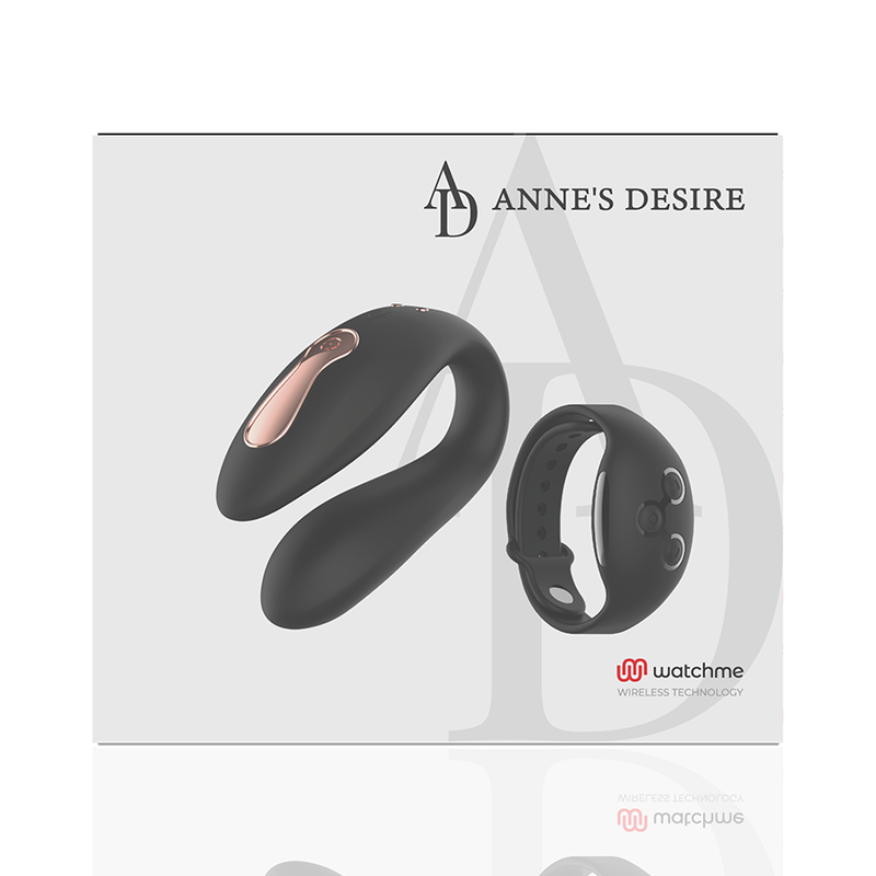 ANNE'S DESIRE - DUAL PLEASURE TECNOLOG A WATCHME BLACK - NOCTURNA DESIRES