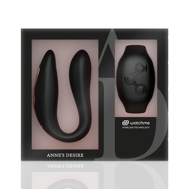 ANNE'S DESIRE - DUAL PLEASURE TECNOLOG A WATCHME BLACK - NOCTURNA DESIRES