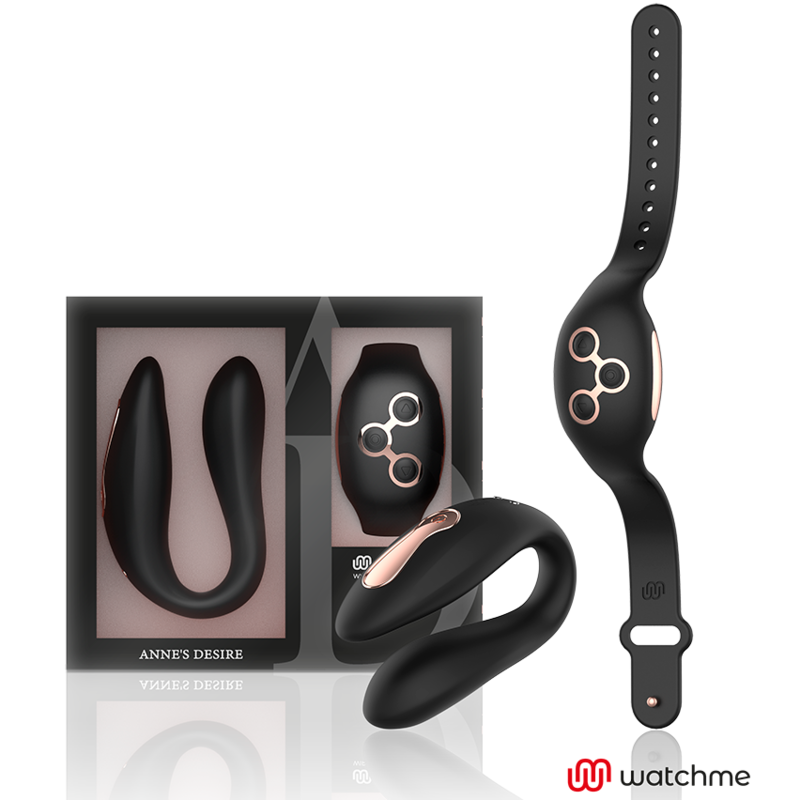 ANNE'S DESIRE - DUAL PLEASURE TECNOLOG A WATCHME BLACK/GOLD - NOCTURNA DESIRES