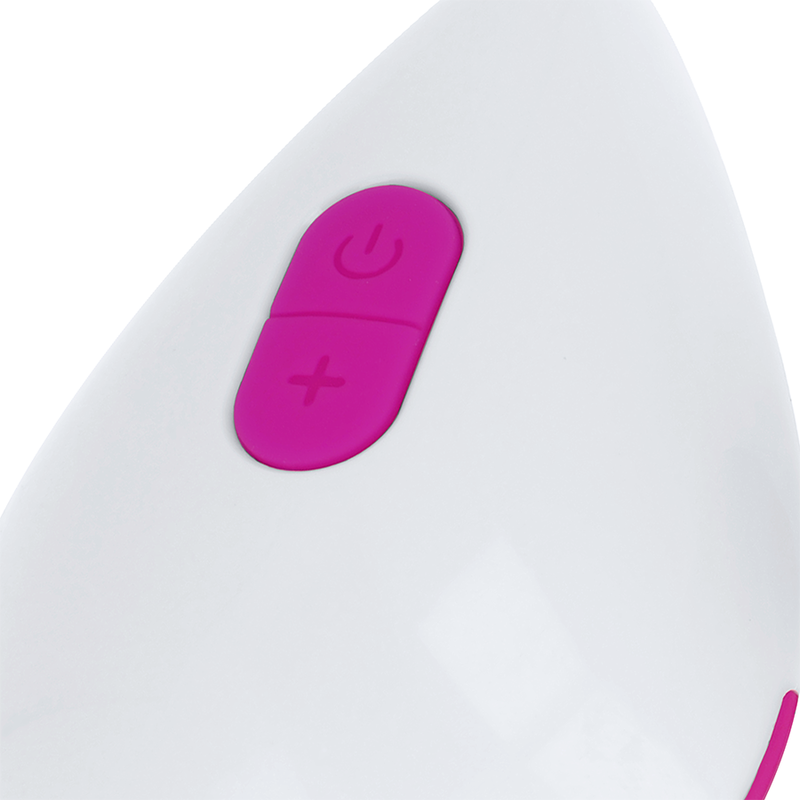 OHMAMA - TEXTURED VIBRATING EGG 10 MODES PURPLE AND WHITE - NOCTURNA DESIRES
