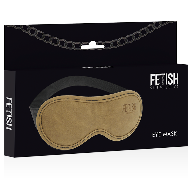 FETISH SUBMISSIVE ORIGEN - VEGAN LEATHER MASK WITH NEOPRENE LINING - NOCTURNA DESIRES